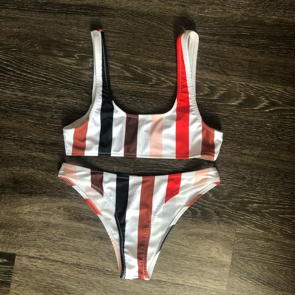 COPY - Size Small Striped SHEIN Bikini (true to s…